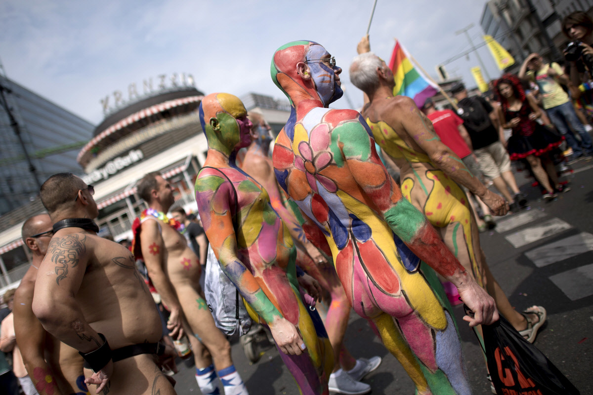 bart cornelis add pride parade naked image