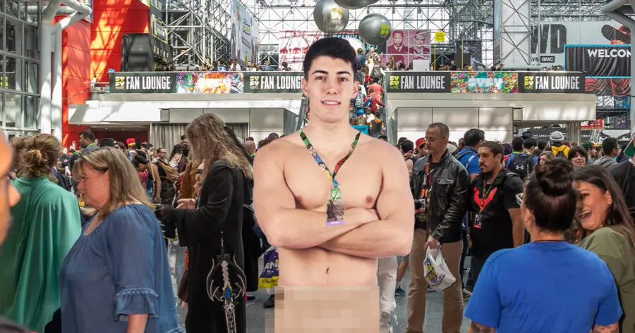 chip welborn add naked at comic con photo