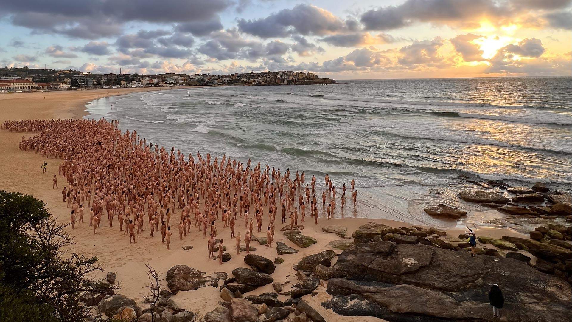 dave gilchrist add people naked on the beach photo