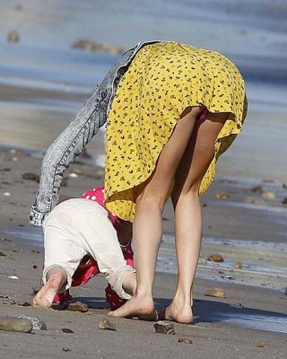 clyde wolfe add beach upskirts image