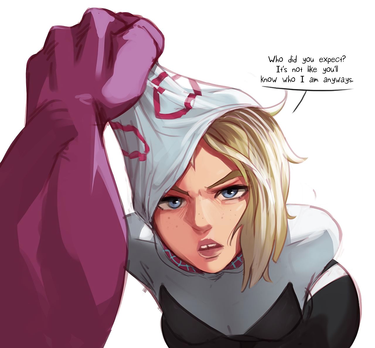 aoileann kahin add spider gwen hent image