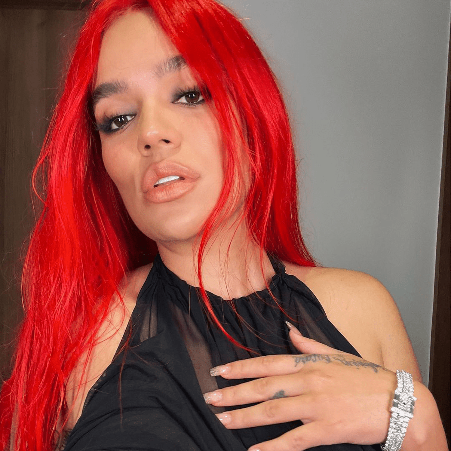 claire eddy add kehlani red hair image