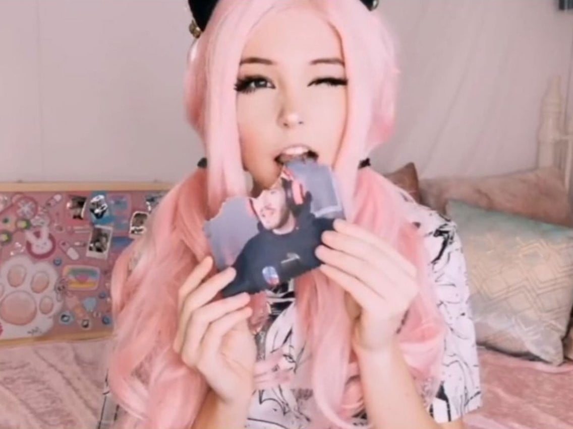 crystal reynaga add belle delphine look alike photo