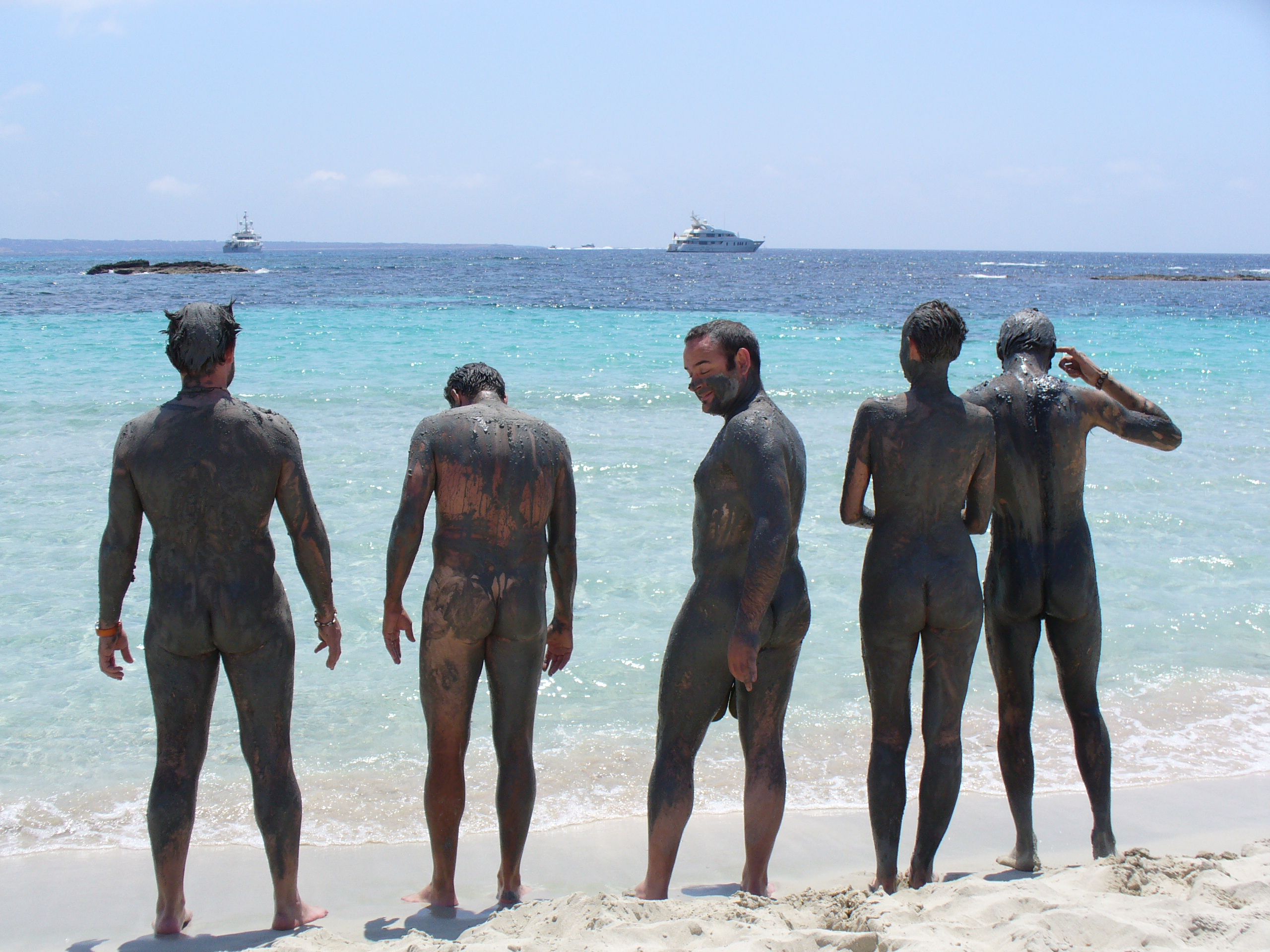 brent lomax add people naked on the beach image