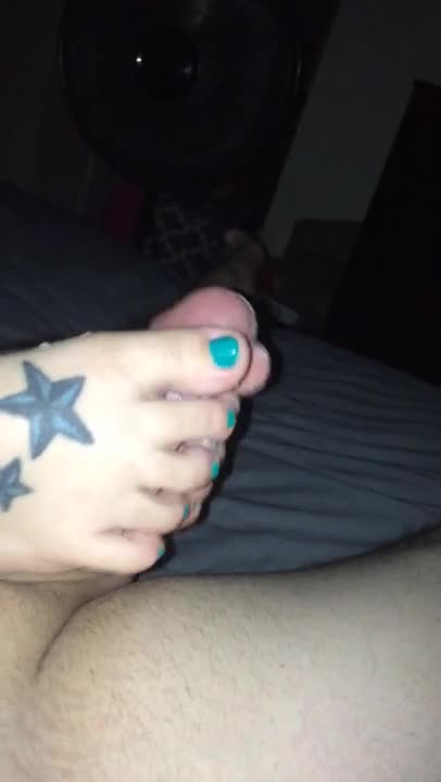 deana lawrence add tattooed feet footjob photo