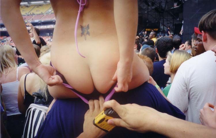 andy sibbald add flashing tits at concert photo