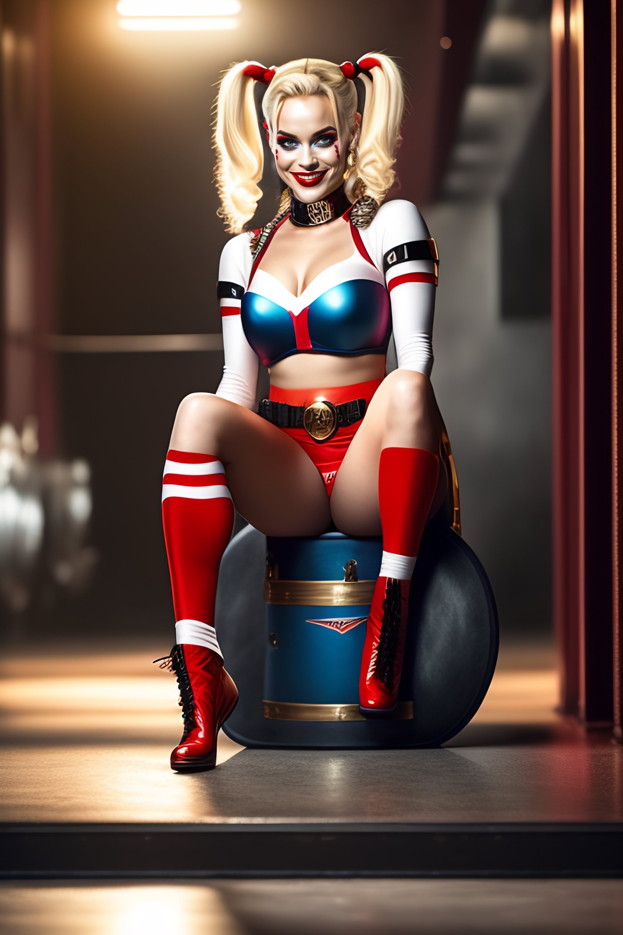 charlie barclay add harley quinn feet photo