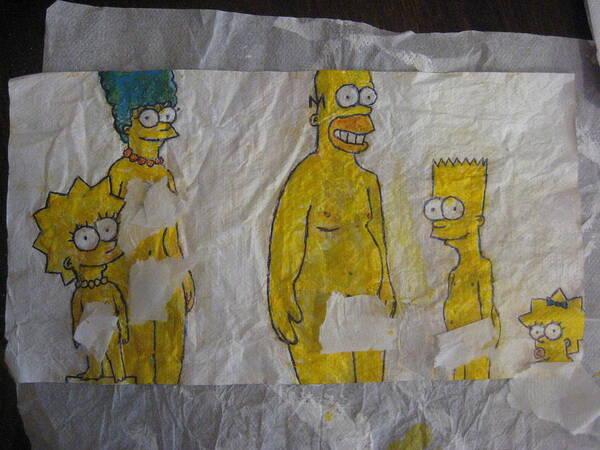 aaron lovely add the simpsons nude photo